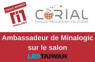 Corial, ambassadeur de Minalogic sur LED TAIWAN 2017