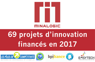 Minalogic : 69 projets d’innovation financés en 2017