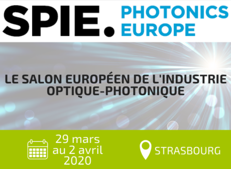 Exposez sur SPIE Photonics Europe