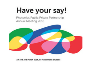 Photonics Public Private Partnership Annual Meeting 2016