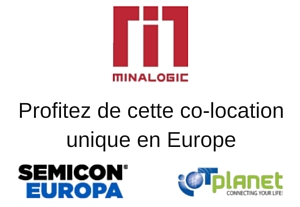 Minalogic sera présent sur Semicon Europa et IoT Planet