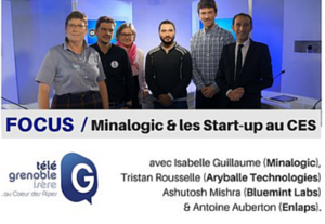 TéléGrenoble : Minalogic et 3 de ses start-up présentes sur le CES