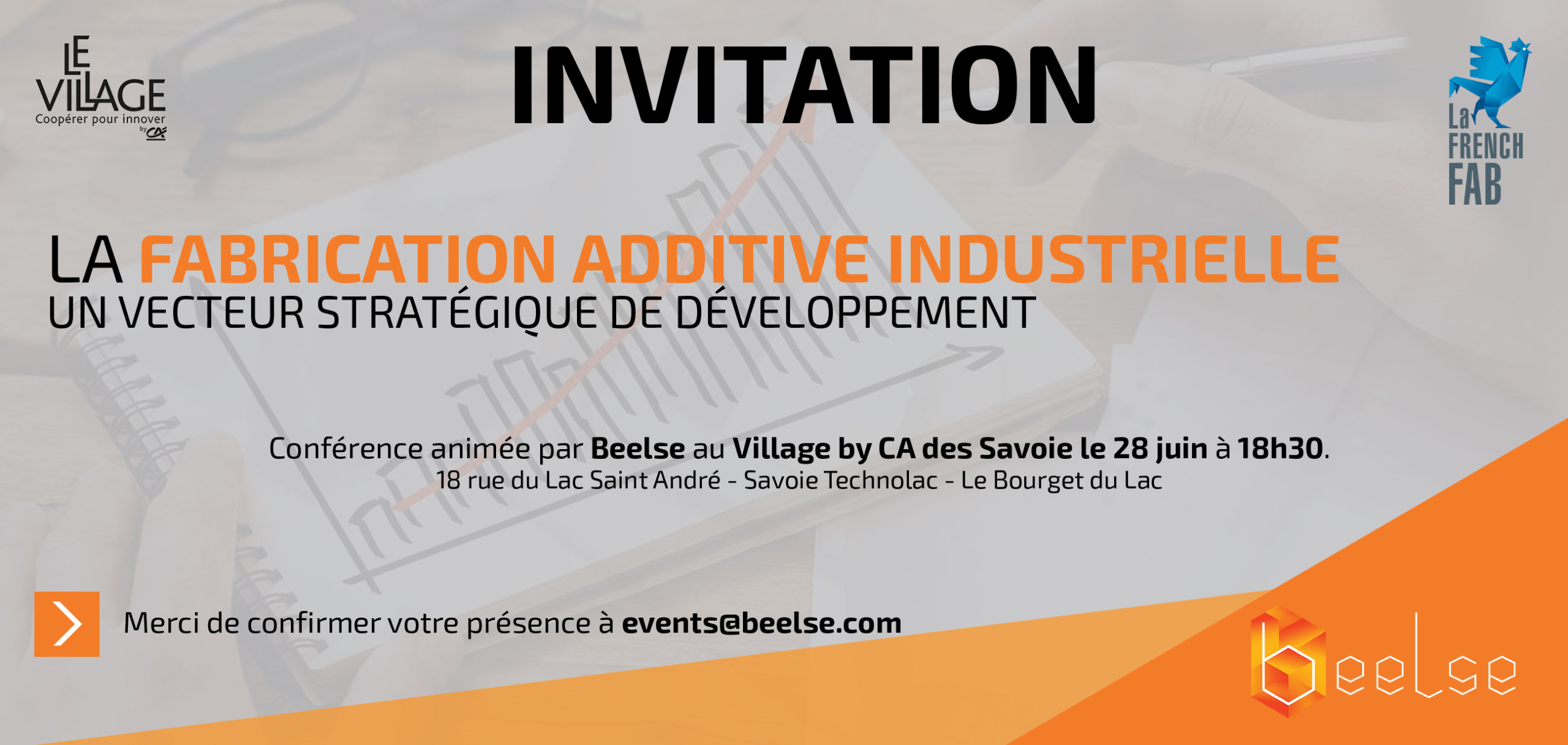 BEELSE : Conférence sur la fabrication additive industrielle