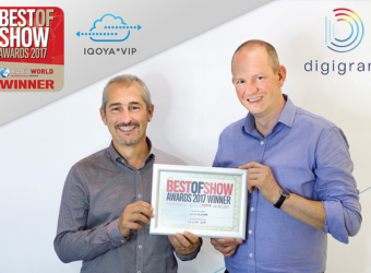 DIGIGRAM : Le Logiciel IQOYA *VIP de Digigram Remporte le Best Of Show Award au Salon IBC 2017