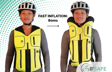 HELITE : Lancement de B&rsquo;Safe : le gilet airbag autonome pour cyclistes