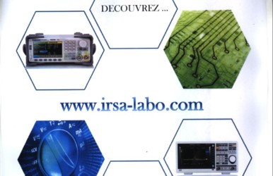 IRSA : Nouveau site de test et mesure électronique