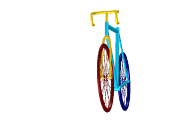 COMSOL : Simuler le mouvement d&rsquo;un vélo auto-stabilisé avec COMSOL Multiphysics®
