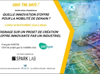 SPARK LAB : Soirée témoignage Mobilité et transition énergétique avec GRT GAZ