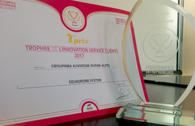 SQUADRONE SYSTEM a reçu le Trophée de l’Innovation service clients 2017