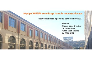 WIPSIM emménage à la Grande Usine Créative (Saint-Etienne)