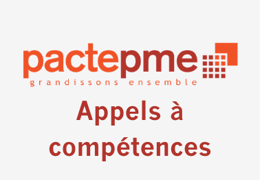 Les appels à compétences du Pacte PME