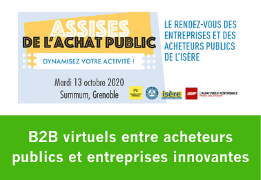 B2B virtuels entre acheteurs publics et entreprises innovantes