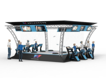 DRONE INTERACTIVE : Nouvelle installation ARCADRONE en Suisse