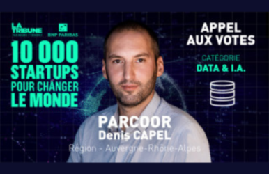 PARCOOR sélectionnée au challenge 10000 startups pour changer le monde