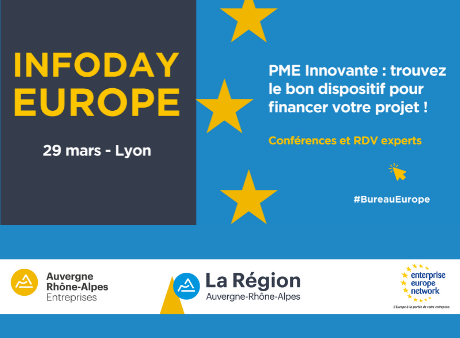 Infodays Europe - PME innovantes : trouvez le bon dispositif européen pour financer votre projet !