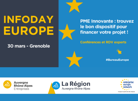 Infodays Europe – PME innovantes : trouvez le bon dispositif européen pour financer votre projet !