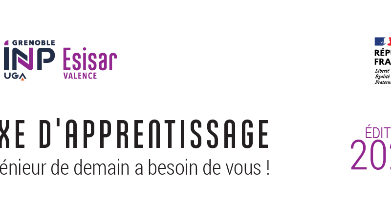 Taxe d’apprentissage 2022 : plus que jamais l’Esisar a besoin de vous !