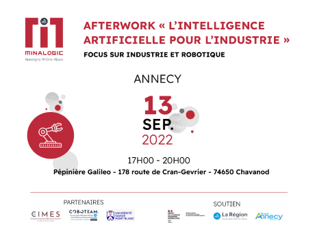 Afterwork "l’Intelligence Artificielle pour l’industrie" - Focus Industrie et Robotique