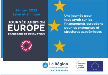 Journée Ambition Europe : recherche et innovation