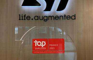 STMicroelectronics France reçoit la certification « Top Employer 2023 » en France