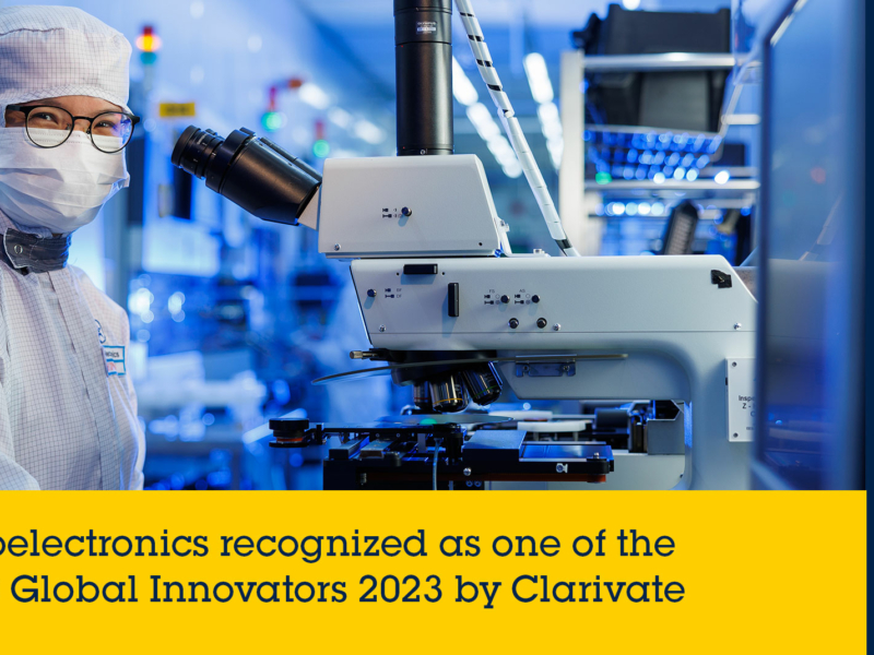 STMicroelectronics reconnu parmi les « Top 100 Global Innovators 2023 »