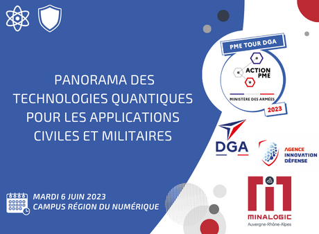PME Tour DGA - Panorama des technologies quantiques pour les applications civiles et militaires