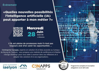 Quelles possibilités offre l'IA pour votre métier ? Conférence & ateliers le 28 juin à Bourg