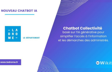 Wikit a déployé un chatbot 100% IA générative pour le département de la Drôme