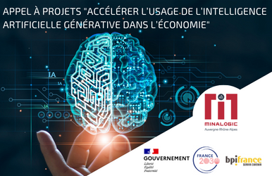 Appel à projets "Accélérer l’usage de l’intelligence artificielle générative dans l’économie"