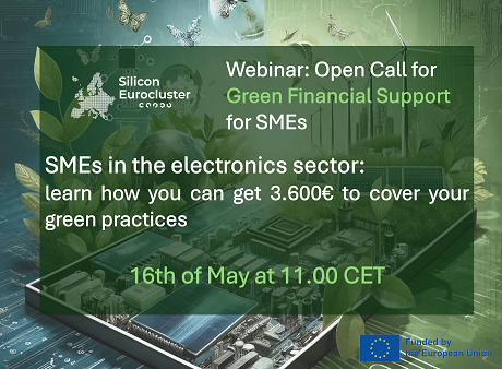 Webinaire Silicon Eurocluster - Open Call for Green Financial Support for SMEs
