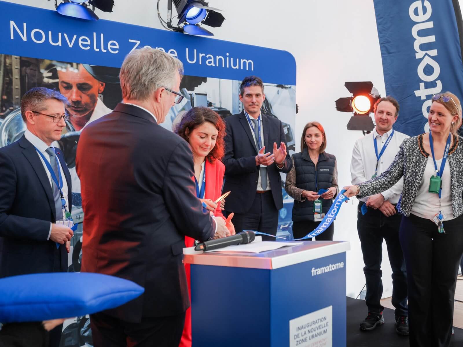 Framatome inaugurates a new fuel fabrication facility for research reactors and medical applications