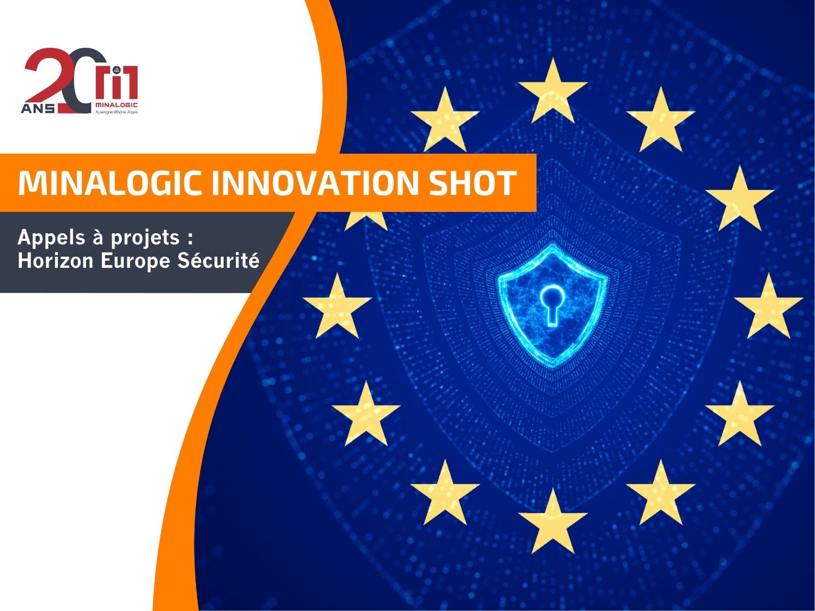 Minalogic Innovation Shot - Horizon Europe : Cybersécurité et marchés de la sécurité – appels à projets à ne pas manquer !