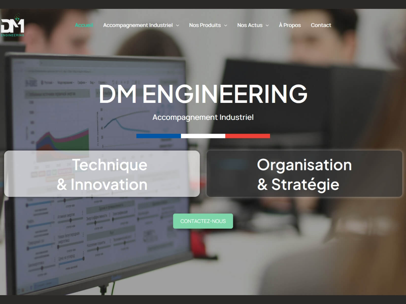 Le site internet de DM ENGINEERING fait peau neuve