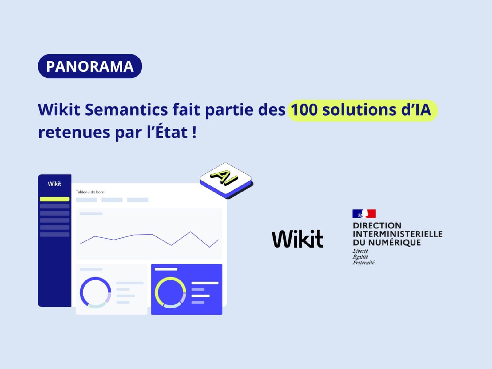Wikit référencée dans le panorama officiel des solutions d’IA