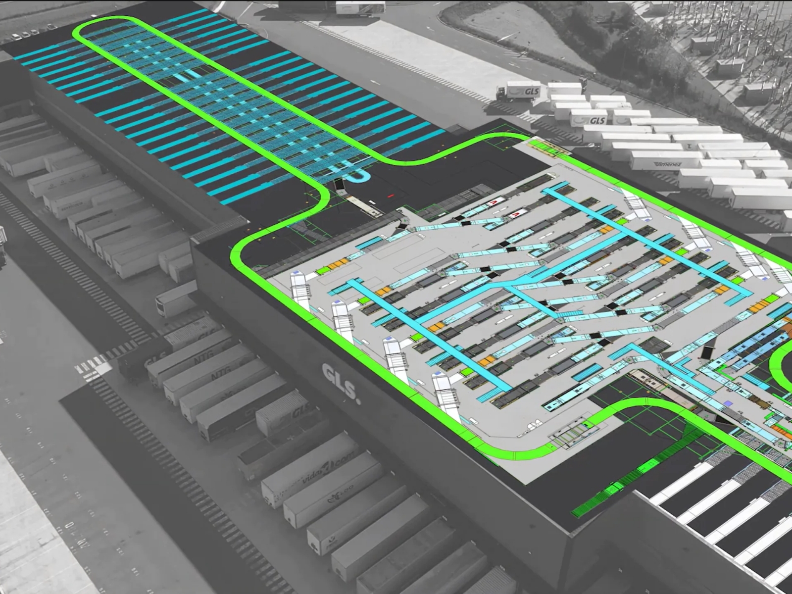 Actemium Lyon Logistics accompagne GLS France dans l’automatisation de son nouveau HUB national