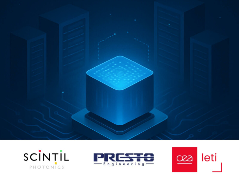CanopAI : Scintil Photonics, Presto Engineering et CEA-Leti reçoivent un financement Bpifrance pour accélérer l’intégration photonique pour l’IA et les data centers