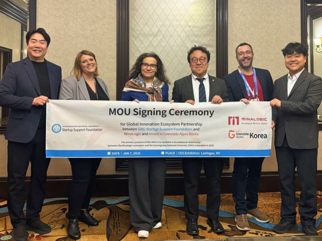 Minalogic signe un MoU stratégique avec Gyeongsang National University