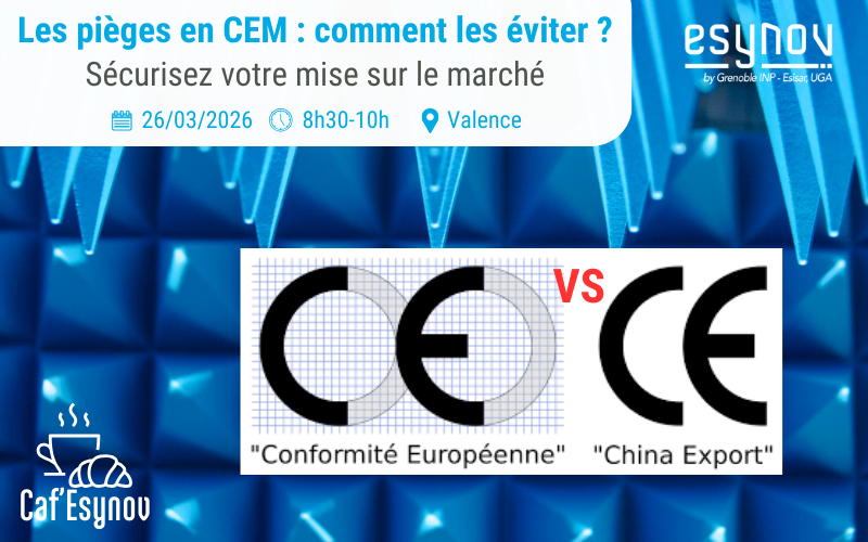 Grenoble INP Entreprise - Participez au petit déjeuner : "Les pièges en CEM : comment les éviter?" le 26 mars de 8h30 à 10h