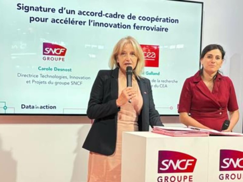 Le groupe SNCF et le CEA signent un accord-cadre de coopération technologique pour accélérer l’innovation ferroviaire
